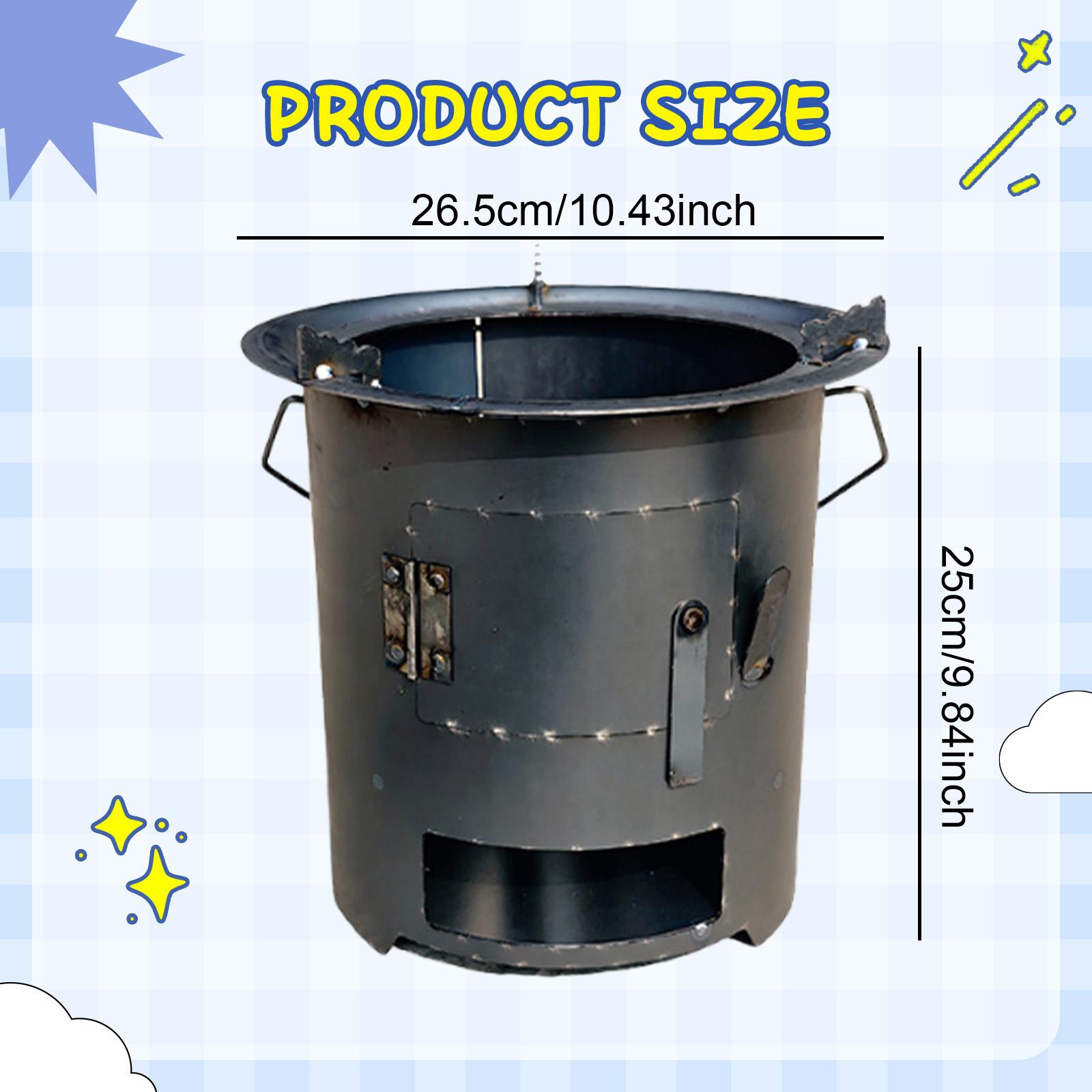 Wood Burning Furnace Cookware  - Camping Cooking Fire Pit recension och pris