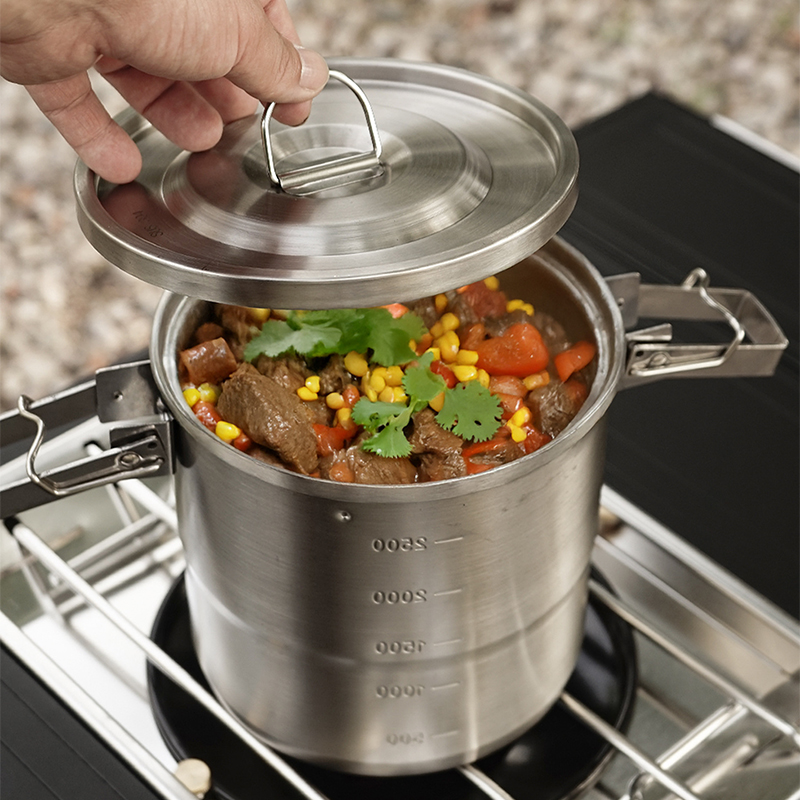 C69 Outdoor Cooking Stainless  - Camping Cooking Mess Kit recension och pris
