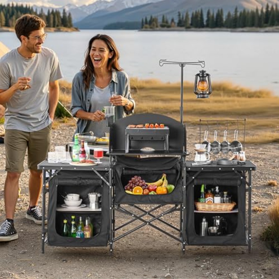 Camping Kitchen Table, Outdoor - Camping Cooking Kitchen recension och pris