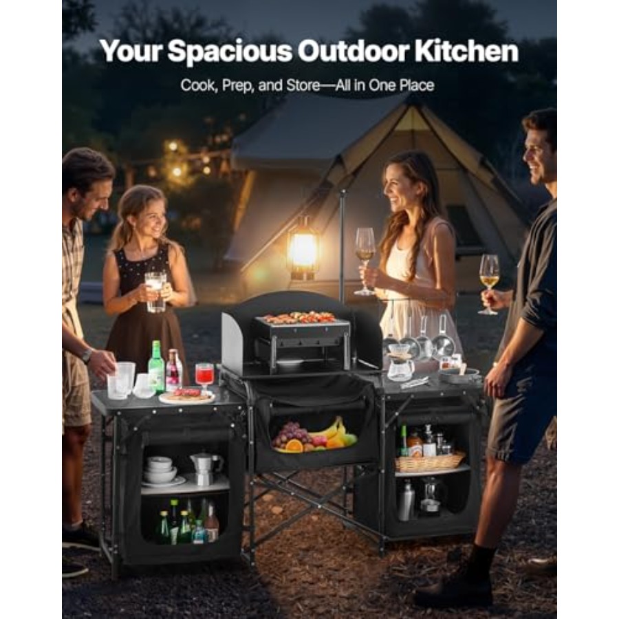Camping Kitchen Table, Outdoor - Camping Cooking Kitchen recension och pris