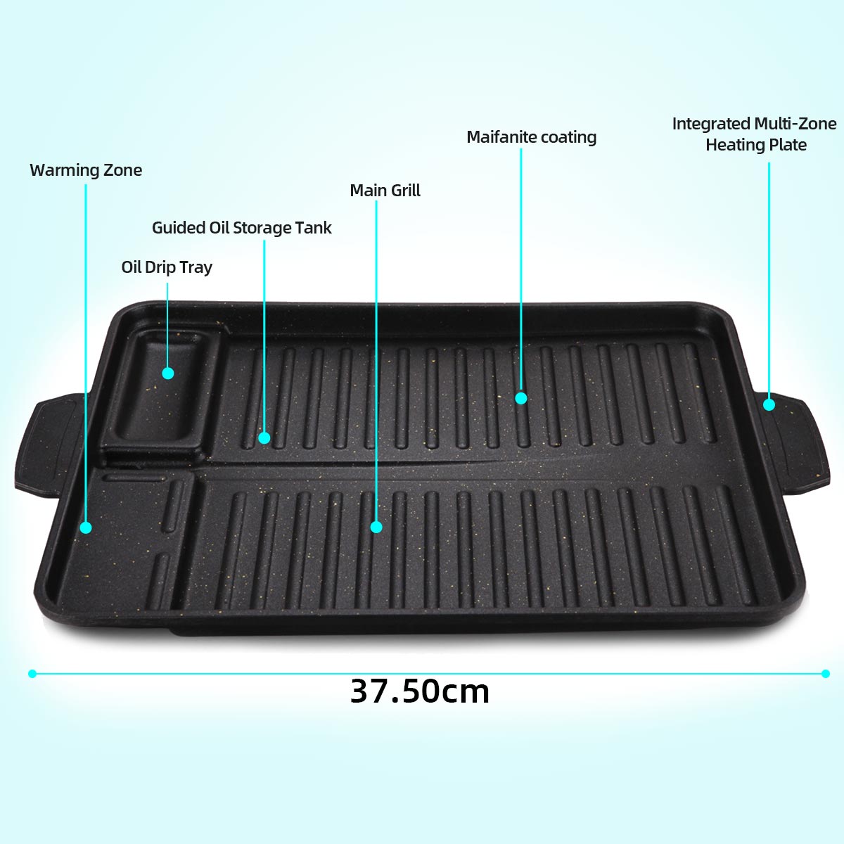 Korean Grill Meat Plate Alumin - Camping Cooking Range recension och pris
