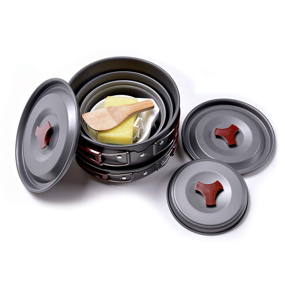 Outdoor Camping Cookware Kit N - Camping Cooking Basket recension och pris