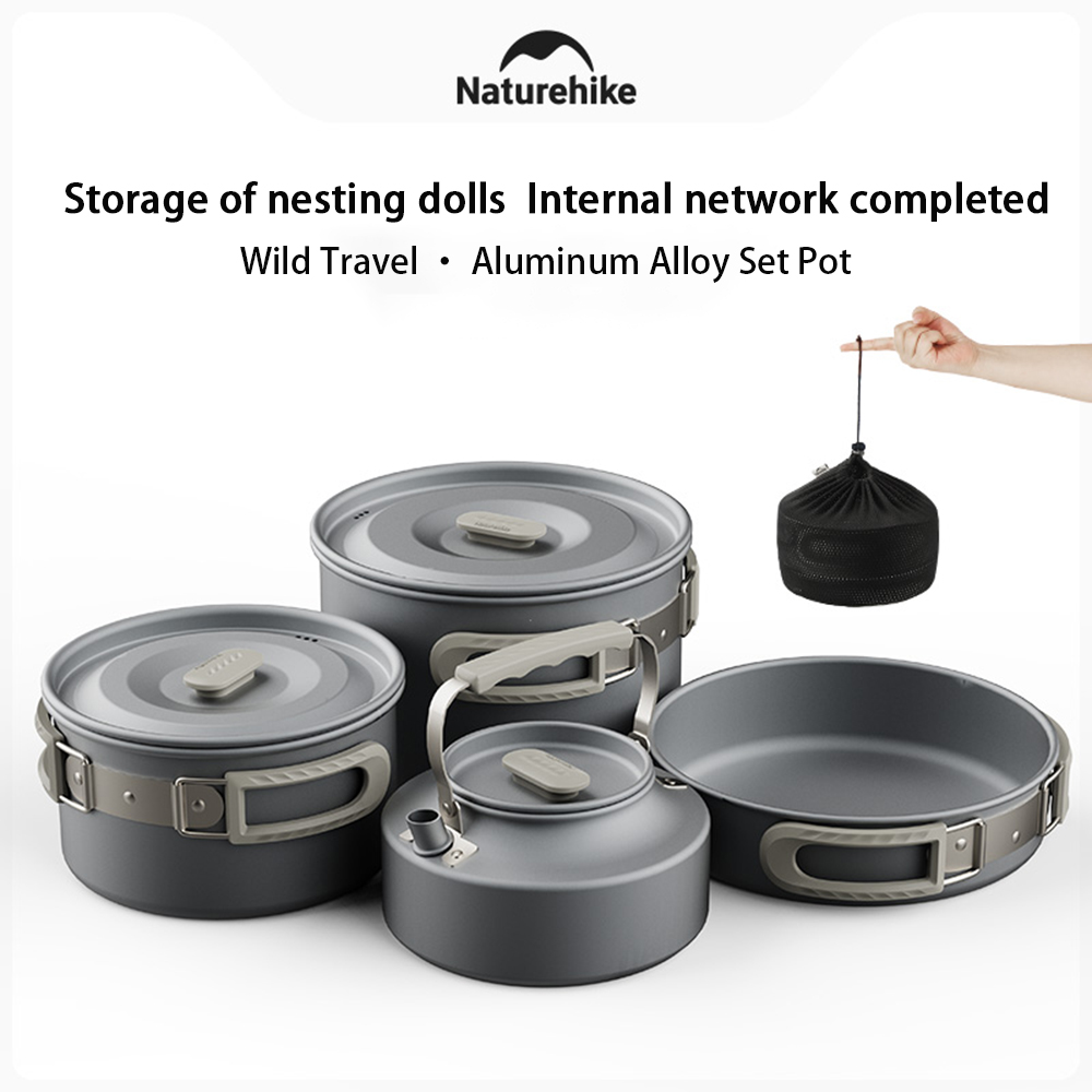 Naturehike Outdoor Pot Set,Cam - Camping Hiking Cooking recension och pris