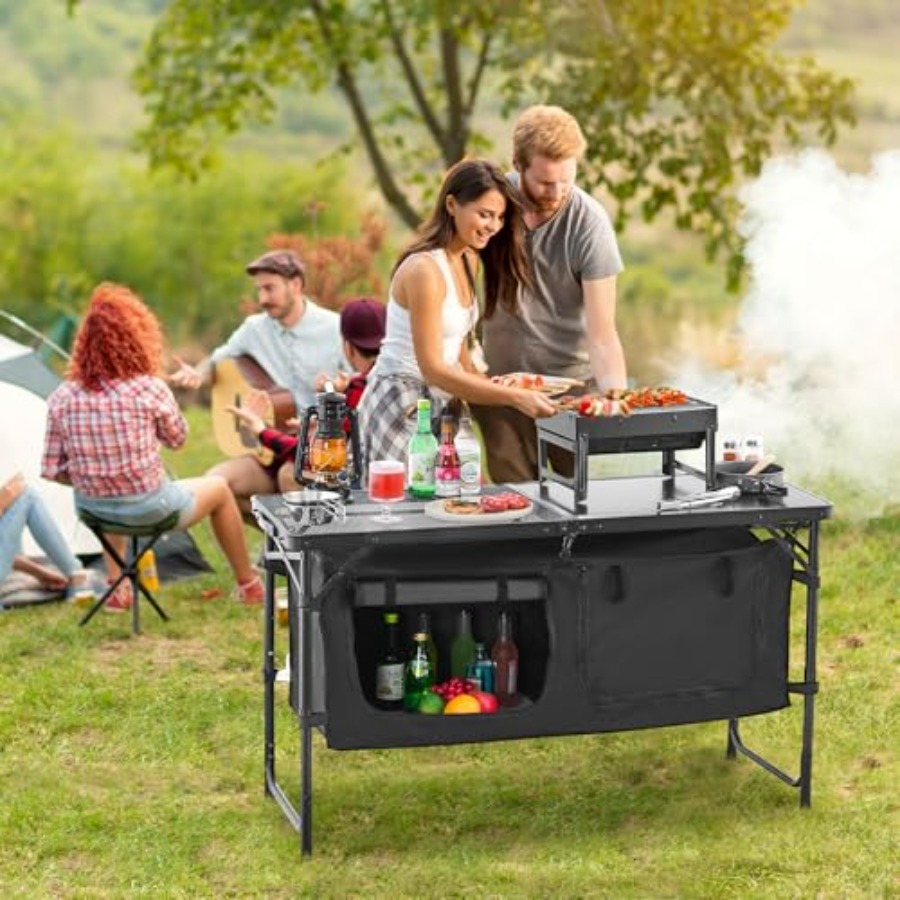 Camping Kitchen Table, Folding - Camping Cooking Kitchen recension och pris