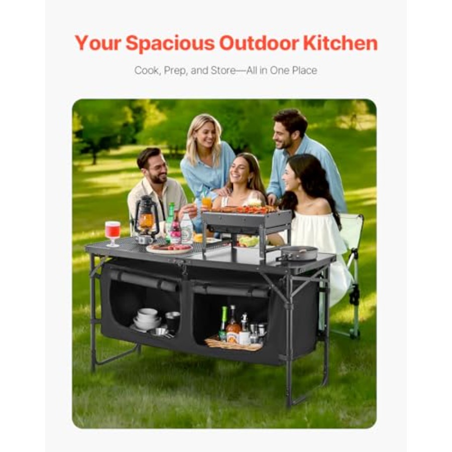 Camping Kitchen Table, Folding - Camping Cooking Kitchen recension och pris