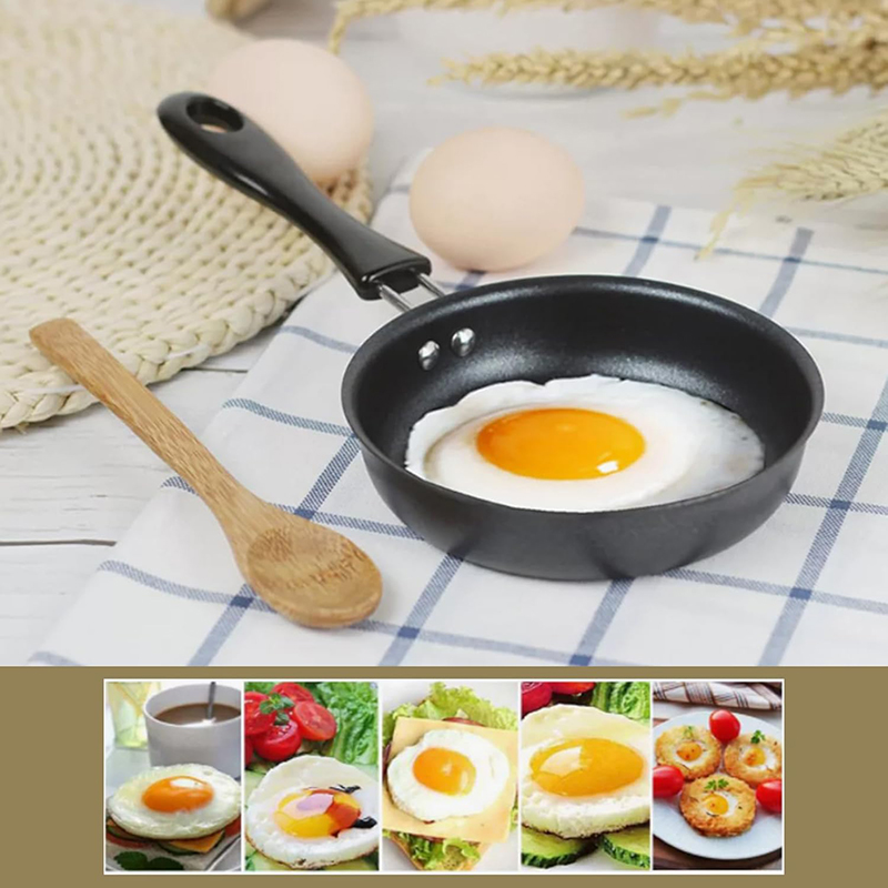 Mini Frying Pan Nonstick Small - Camping Cooking Without Gas recension och pris