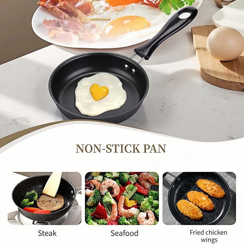 Mini Frying Pan Nonstick Small - Camping Cooking Without Gas recension och pris