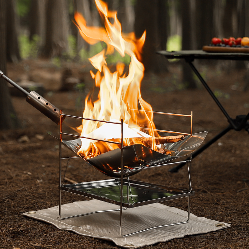 Wood Burning Camping Stove Por - Camping Cooking Fire Pit recension och pris