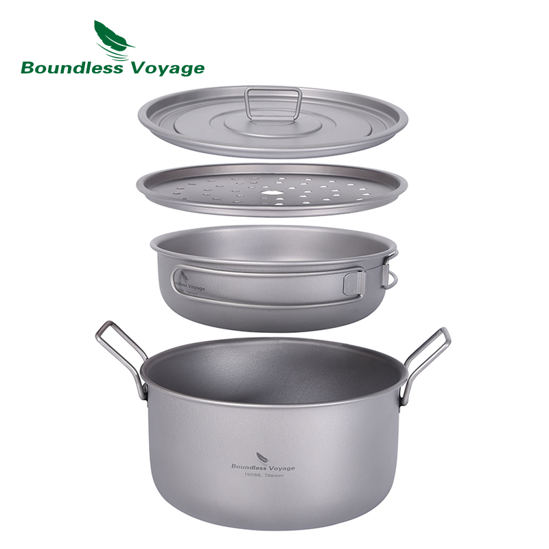 Boundless Voyage Camping Cooki - Camping Cooking Mess Kit recension och pris