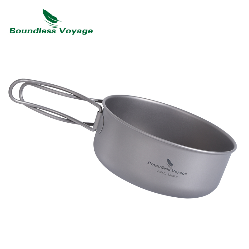 Boundless Voyage Titanium Pot  - Camping Cooking Mess Kit recension och pris