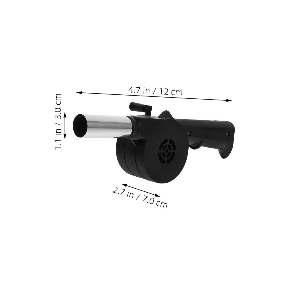 Manual Blower Black Hand Crank - Camping Cooking Fire Pit recension och pris